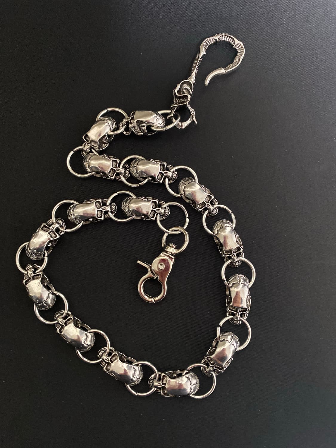 스컬 바지 체인 상품이미지3