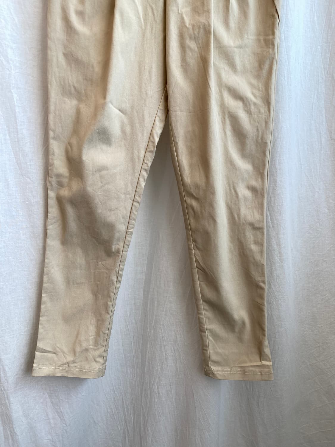 베이지 밴딩 팬츠(M) 상품이미지4