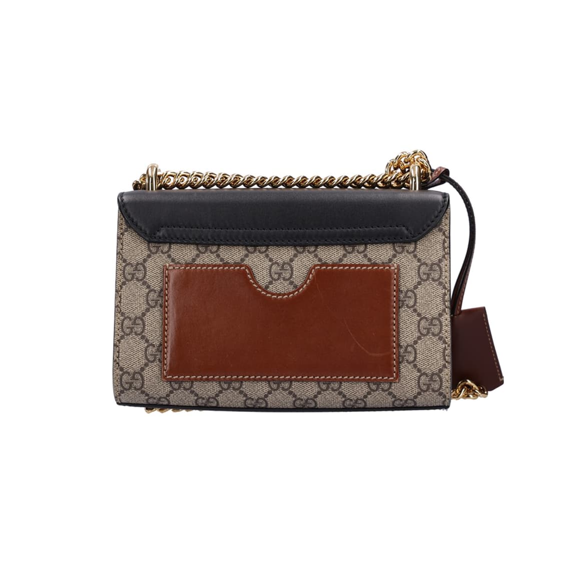 구찌 409487 패들락 스몰 GG 체인 숄더백 캔버스 레더 상품이미지10