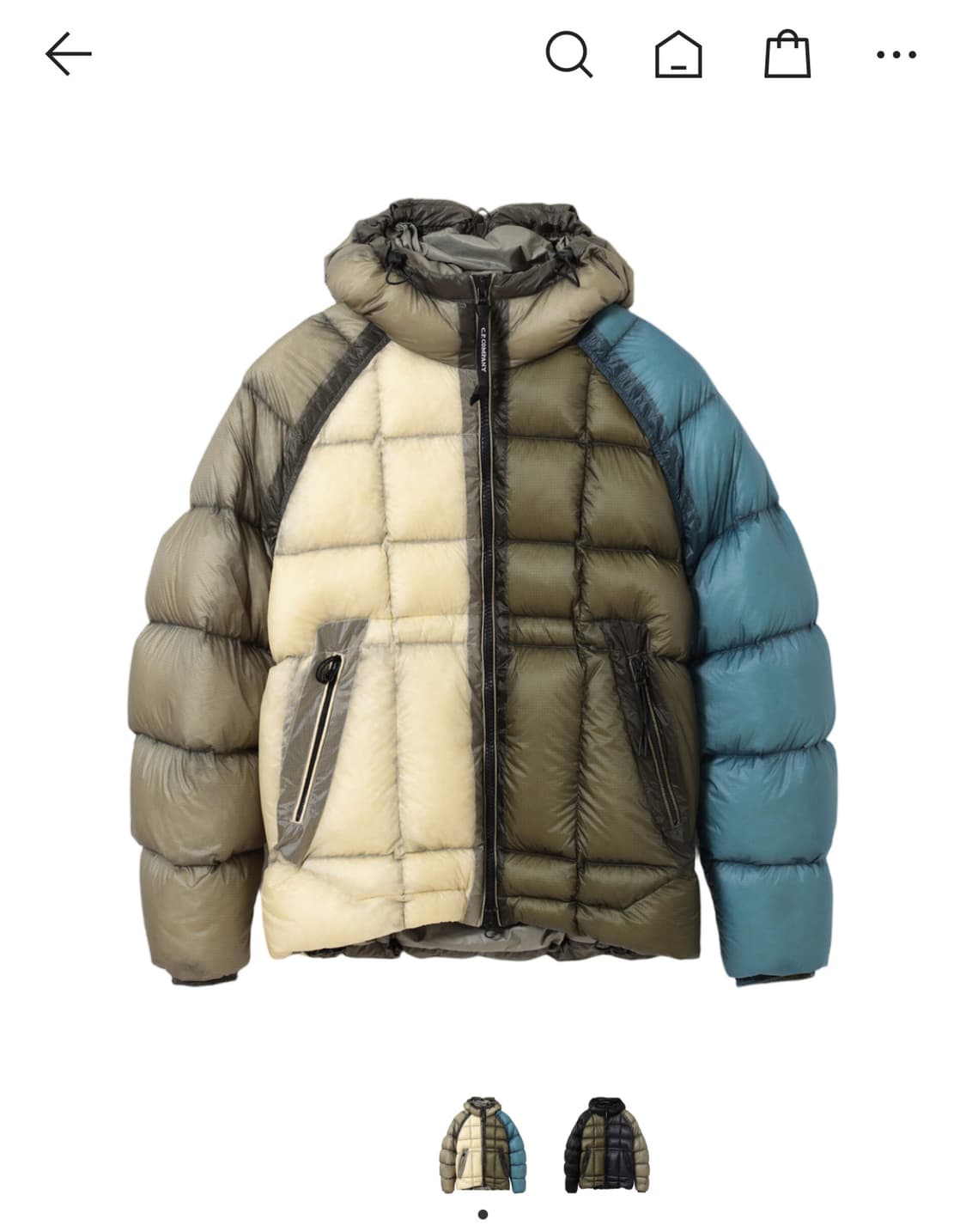 C.P. 컴퍼니 x 빔즈 D.D. 쉘 고글 다운 자켓 상품이미지1