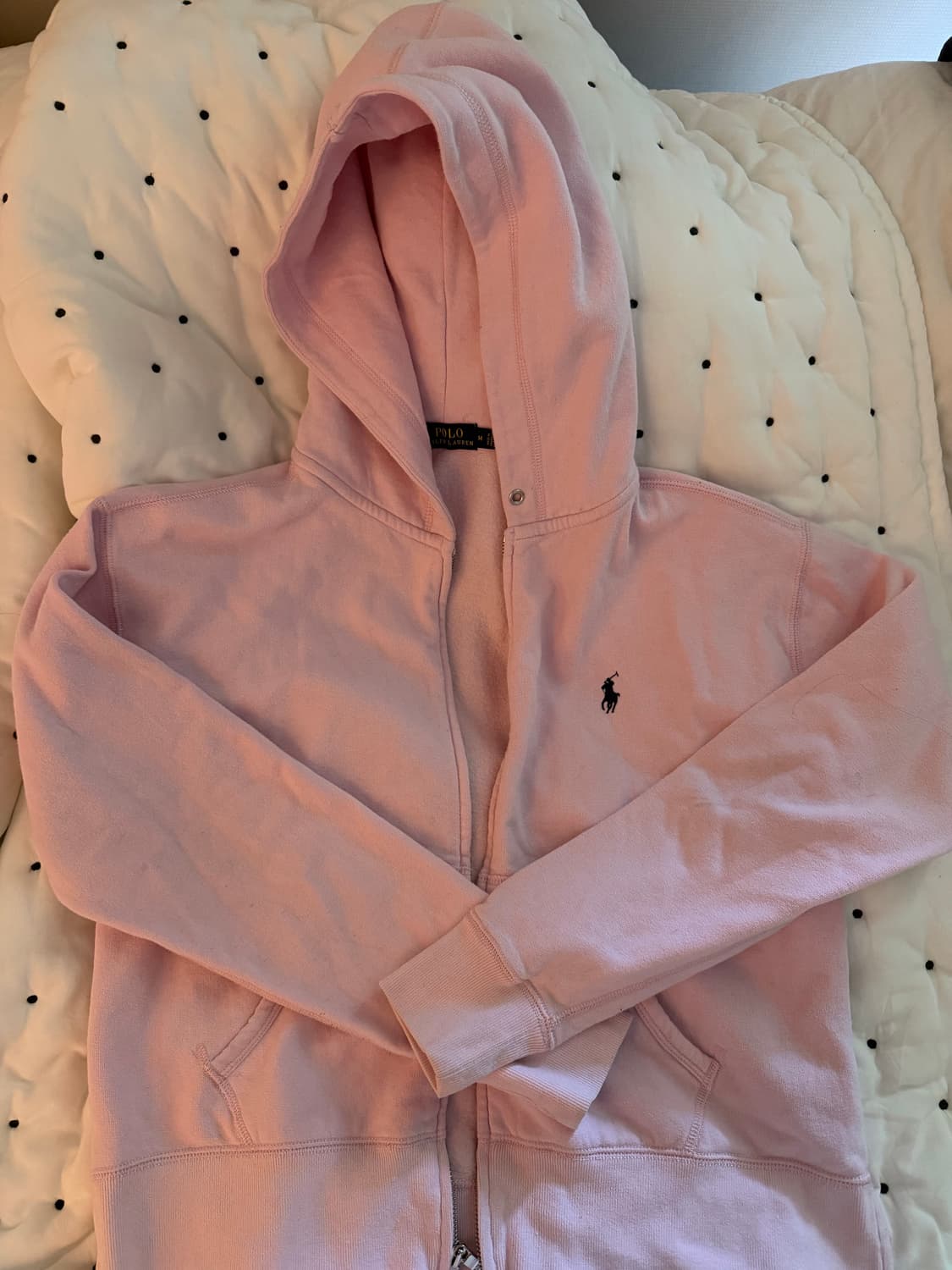 폴로 랄프로렌 핑크 후드집업 후디 M 상품이미지1