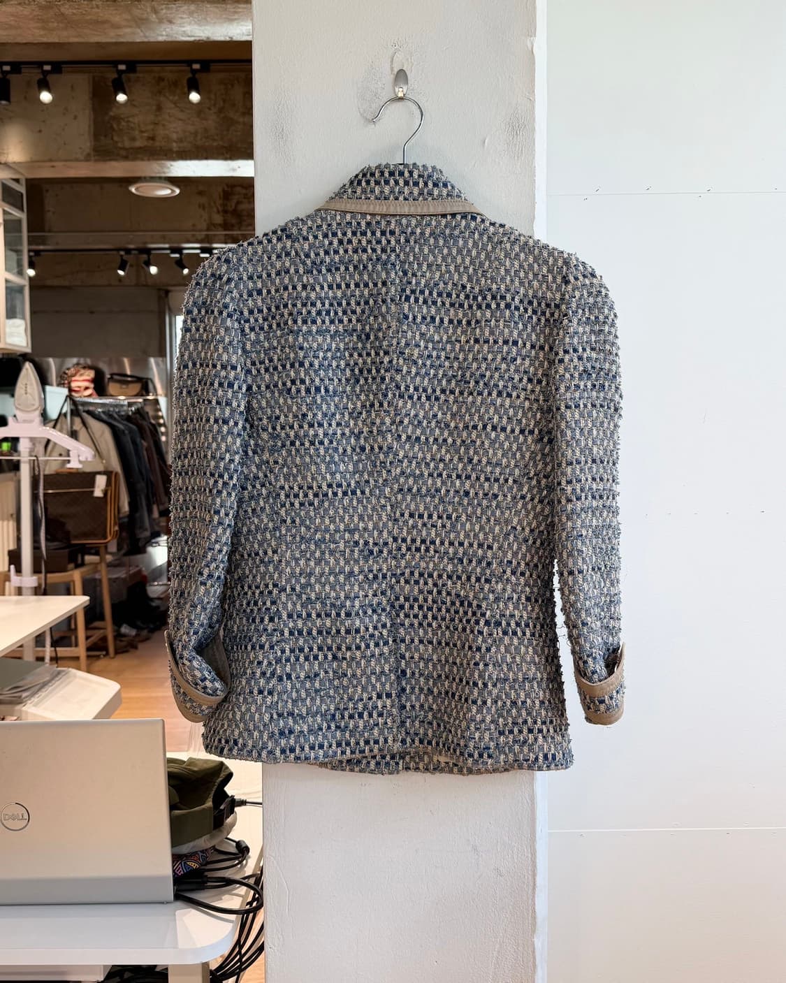 돌체앤가바나 블루 코튼 트위드 자켓 상품이미지7