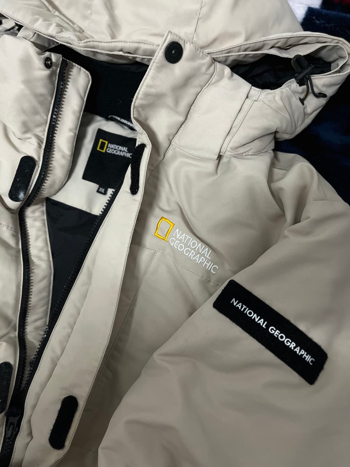 내셔널지오그래픽 베이지 패딩 110 상품이미지2