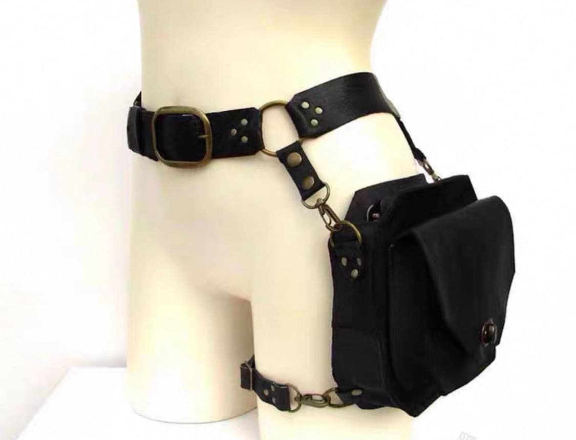 빈티지 엔틱 가터 가방 허벅지 벨트  상품이미지1