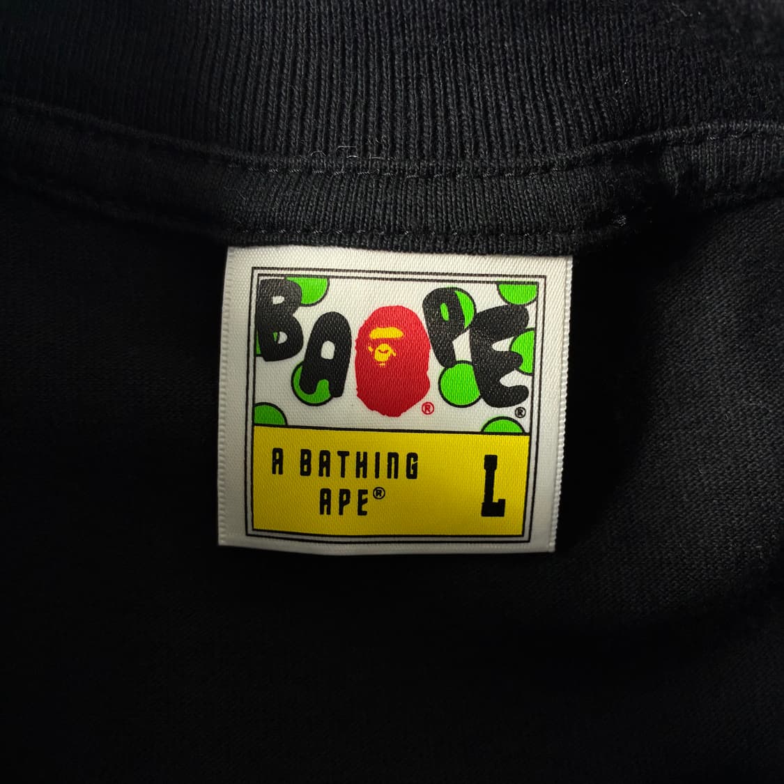 Bape  베이프 마일로 온 블랙 반팔티셔츠  상품이미지4