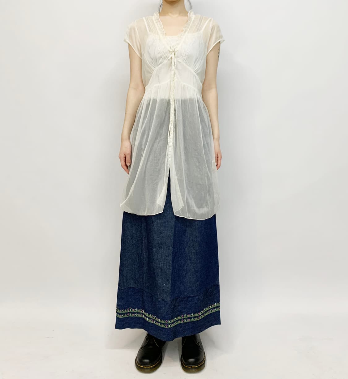 QUALITE NOTE 레이스 시스루 슬립 상품이미지2