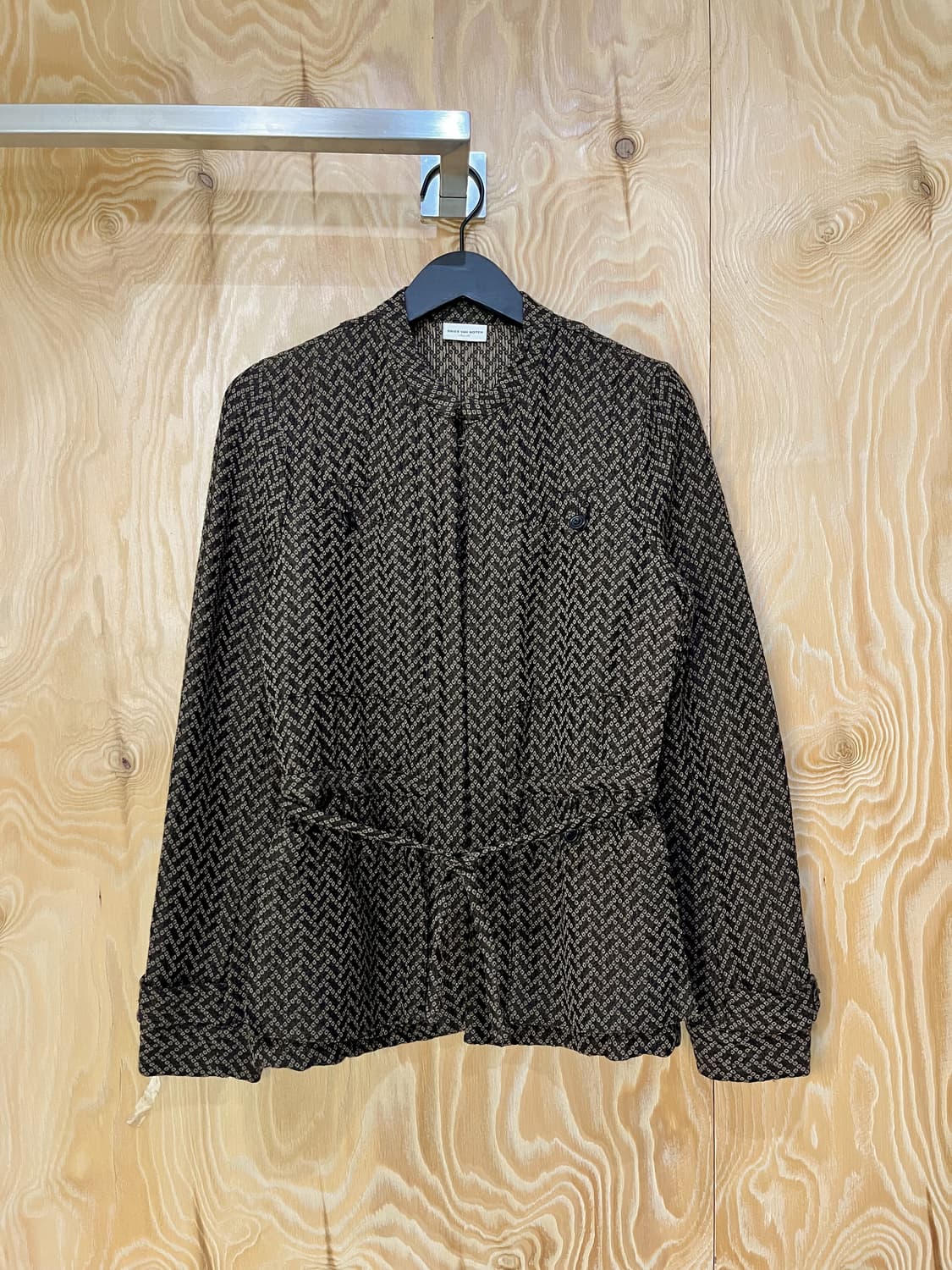 드리스 반 노튼 자카드 울 레이온 자켓 상품이미지2