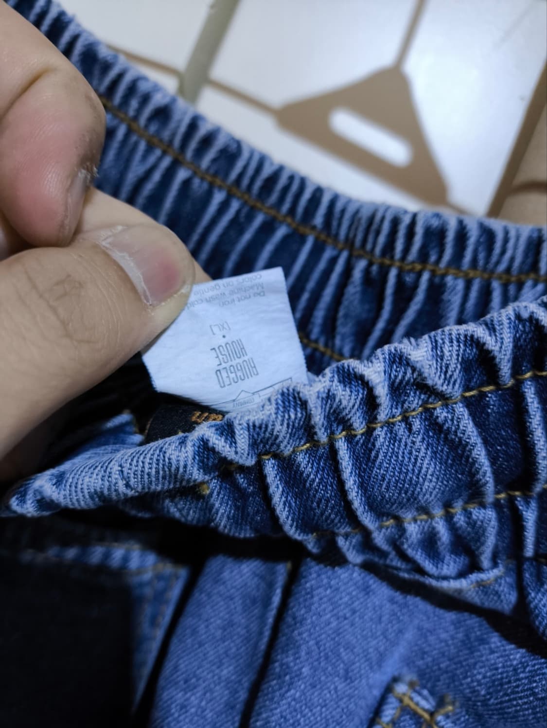 XL 러기드하우스 밴딩 청바지 상품이미지7