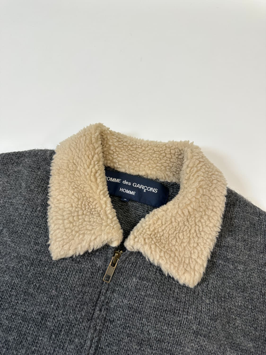 꼼데가르송 옴므 니트 집업 S 상품이미지2