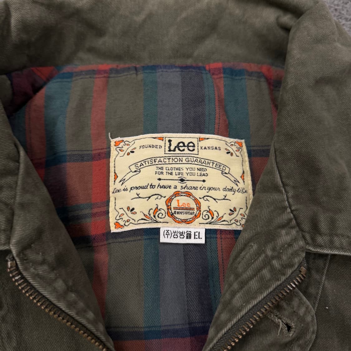 [ 정품/EL ] Lee 리 쌍방울 빈티지 야상 워크 자켓 상품이미지5