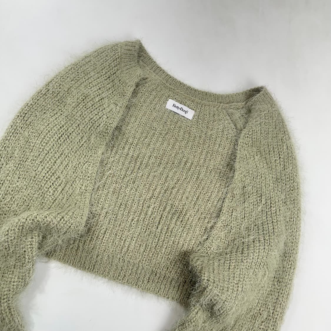 베티붑 소프트 텍스처 크롭 볼레로 가디건 상품이미지2