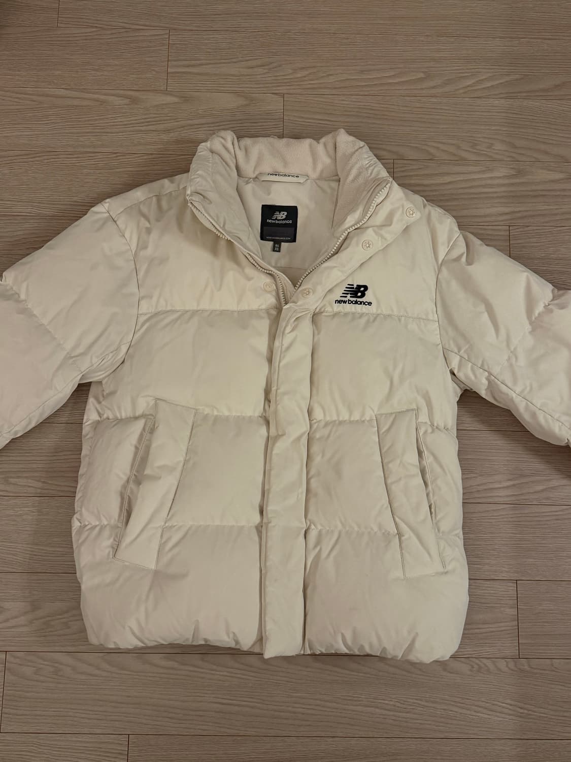 뉴발란스 숏패딩 아이보리 상품이미지1