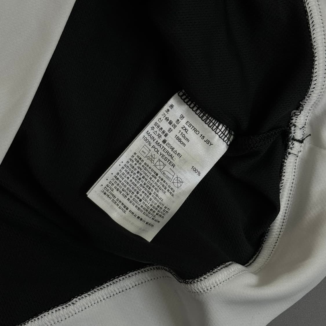 아디다스 져지 반팔티 블랙 2XL [072404] 상품이미지8