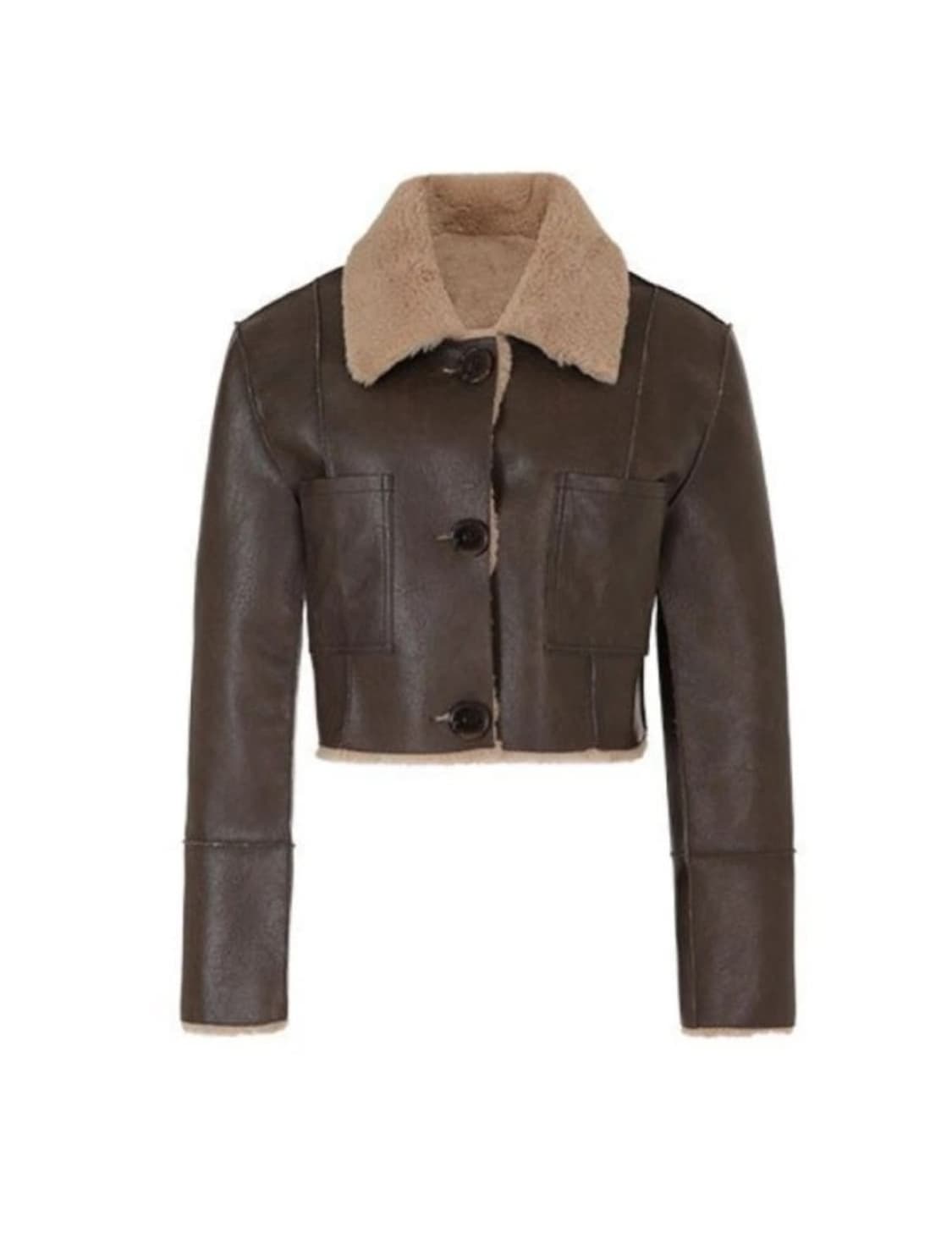 NOT YOUR ROSE 낫유어로즈 무스탕 brown 상품이미지1