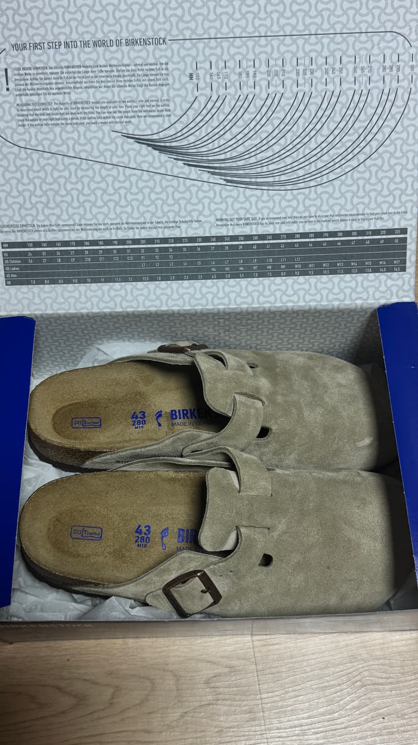 [43]버켄스탁 보스턴 소프트 풋베드 토프 내로우 상품이미지1