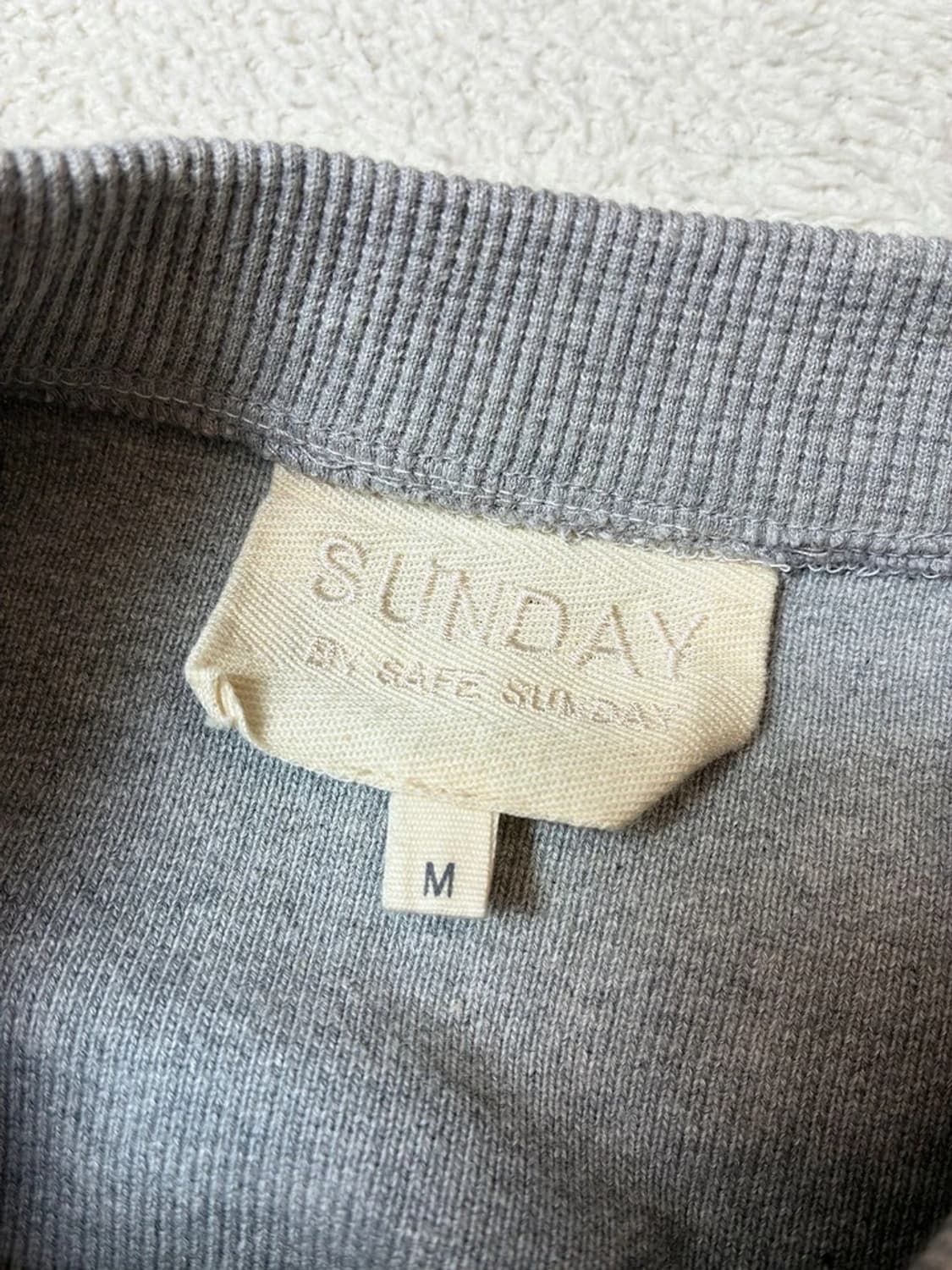 세이프선데이 크롭 오버핏 맨투맨 PN7573 상품이미지6