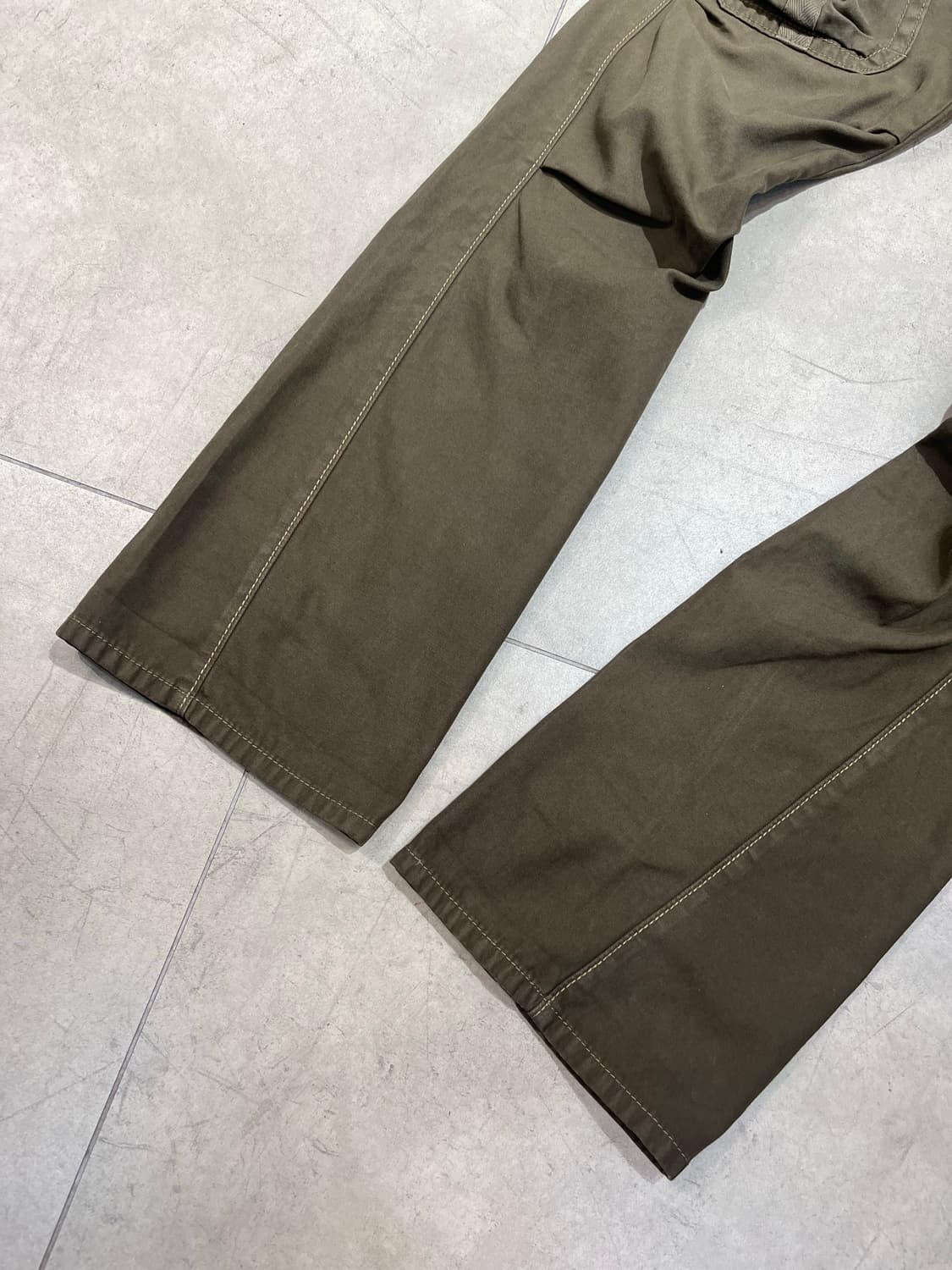 일본 빈티지 Edwin 워크웨어 버클 카고 팬츠 상품이미지2