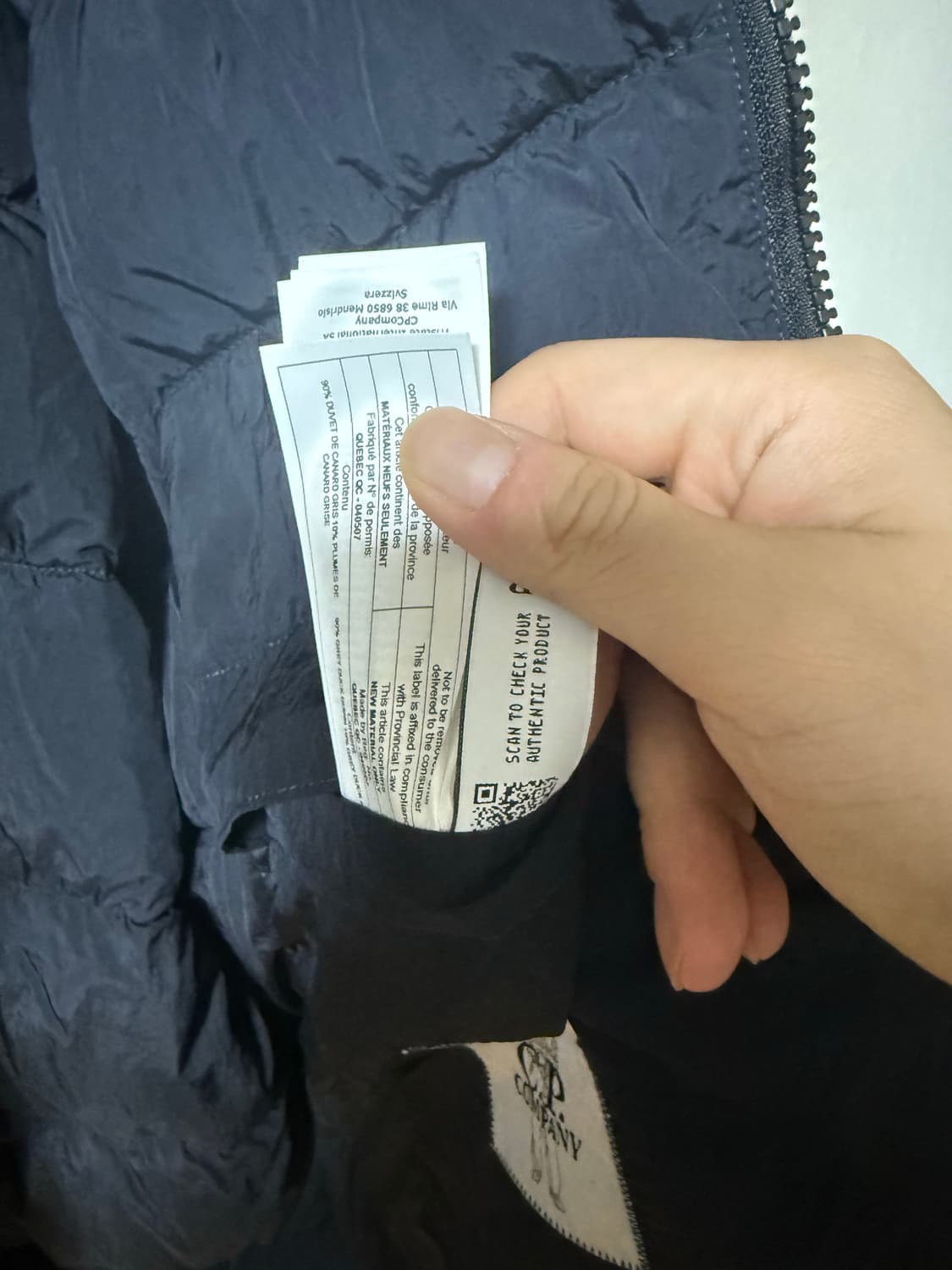 CP컴퍼니 에코크롬 R 네이비 54 상품이미지3