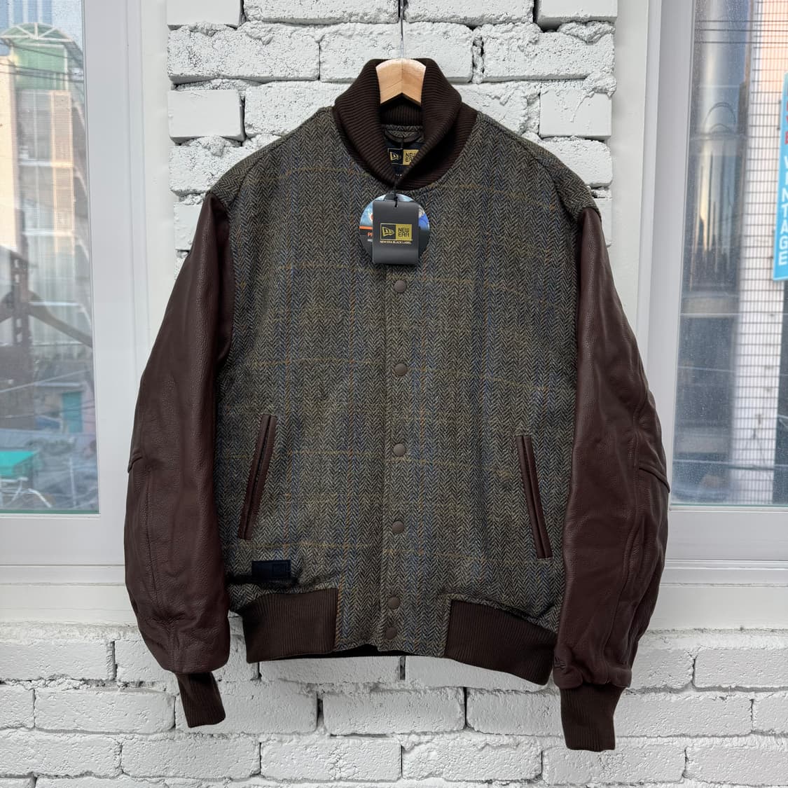 뉴에라 블랙라벨 레더암 자켓  상품이미지2