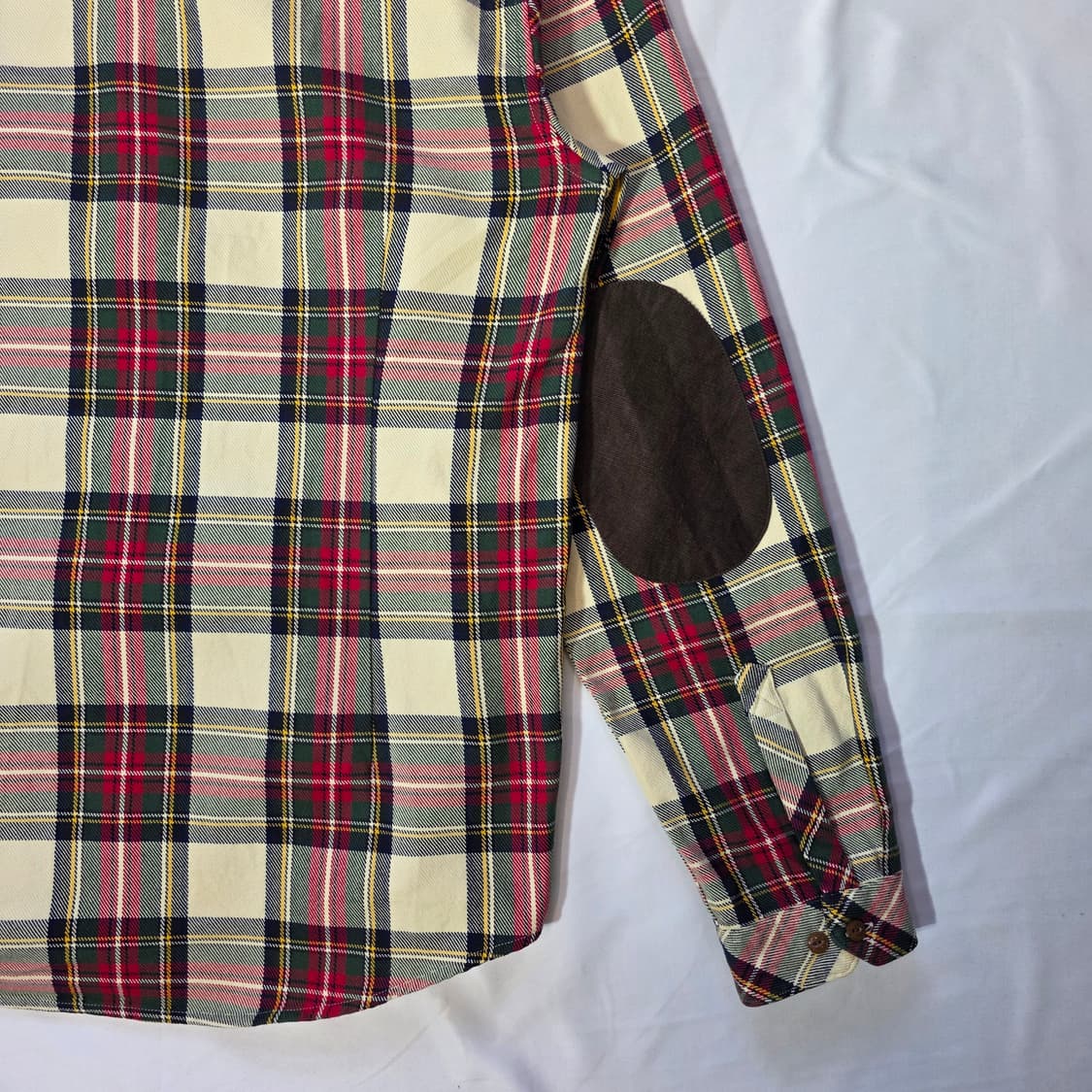 [L]Barbour 바버 엘보우 패치 체크 남방 셔츠 상품이미지10