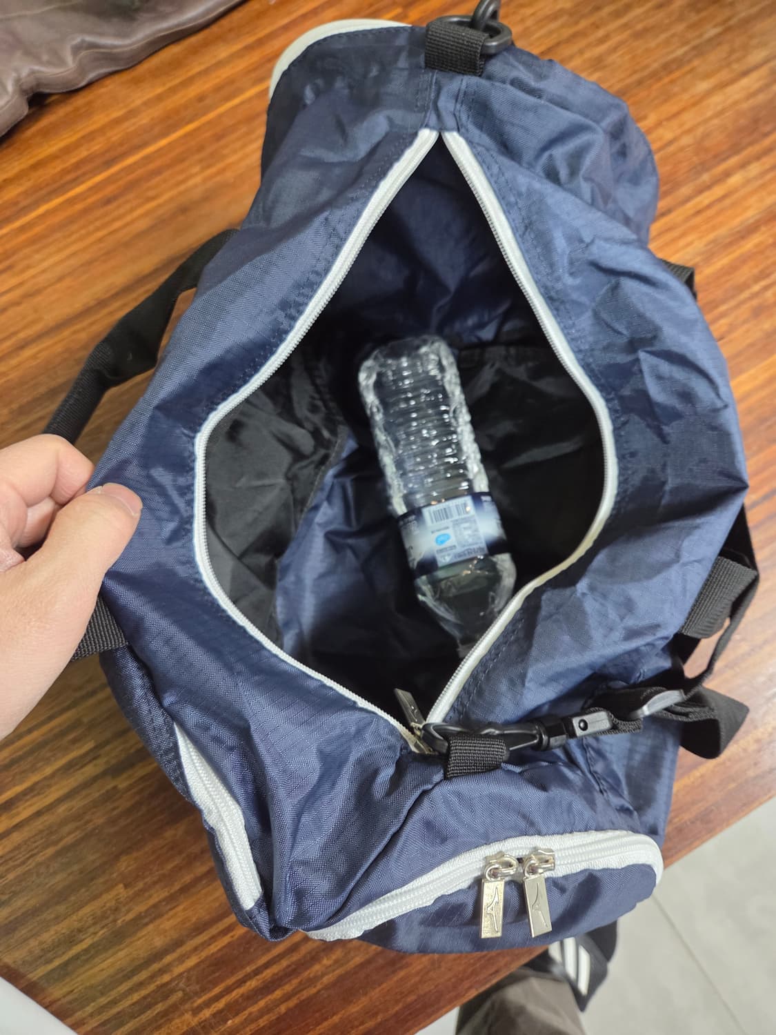 미즈노 중소형 폴딩 나일론 짐백 크로스백  상품이미지5