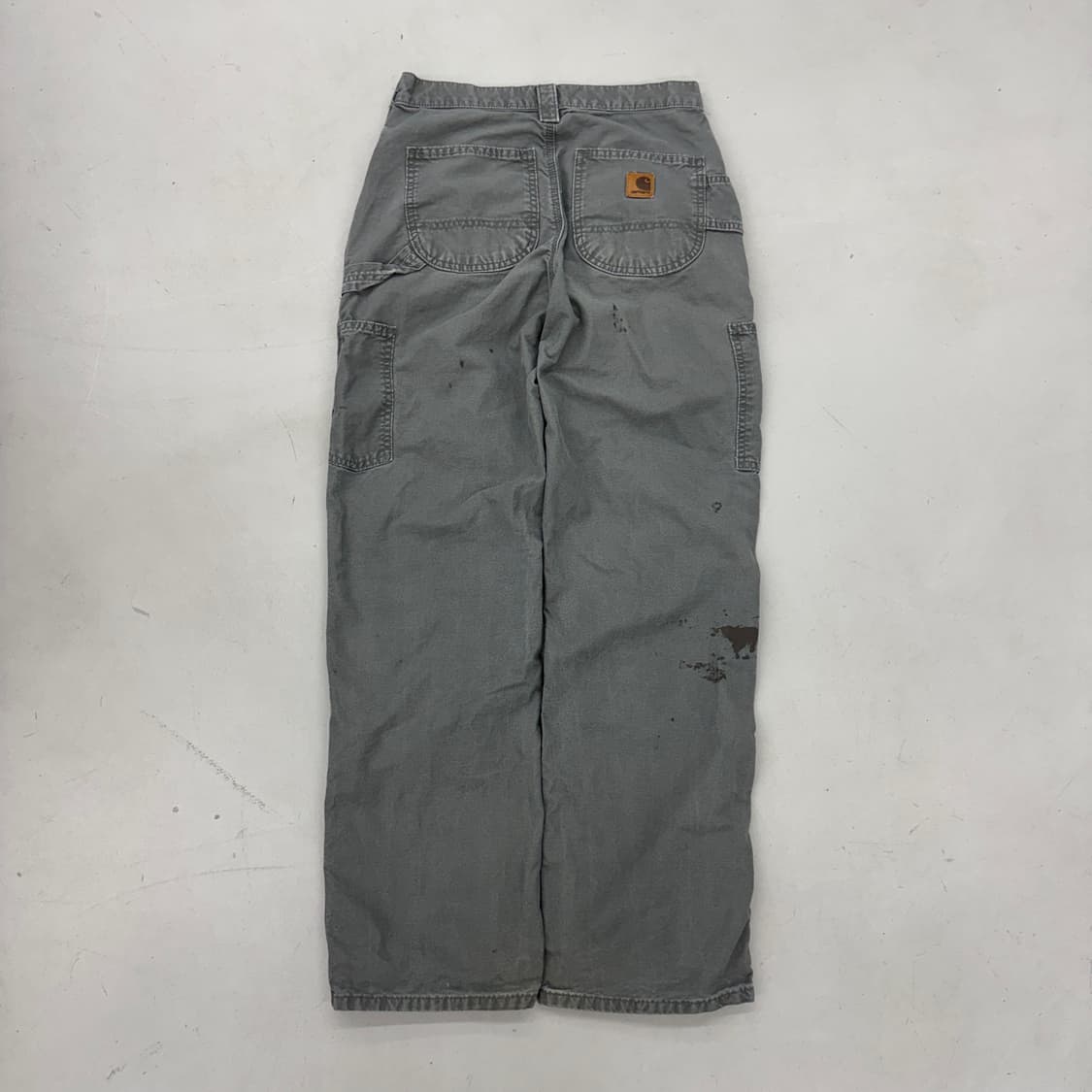 칼하트 OG 가죽패치 카펜터 페이딩 와이드 워크팬츠 상품이미지2