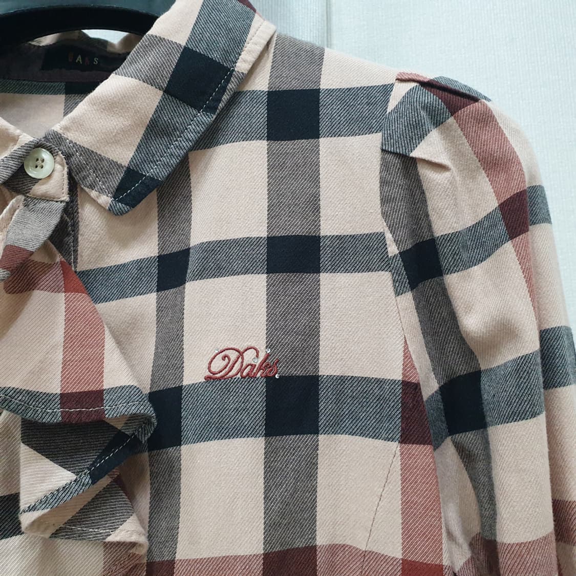 DAKS 닥스 키즈 체크 셔츠 남방 15Y (여아동) 상품이미지3