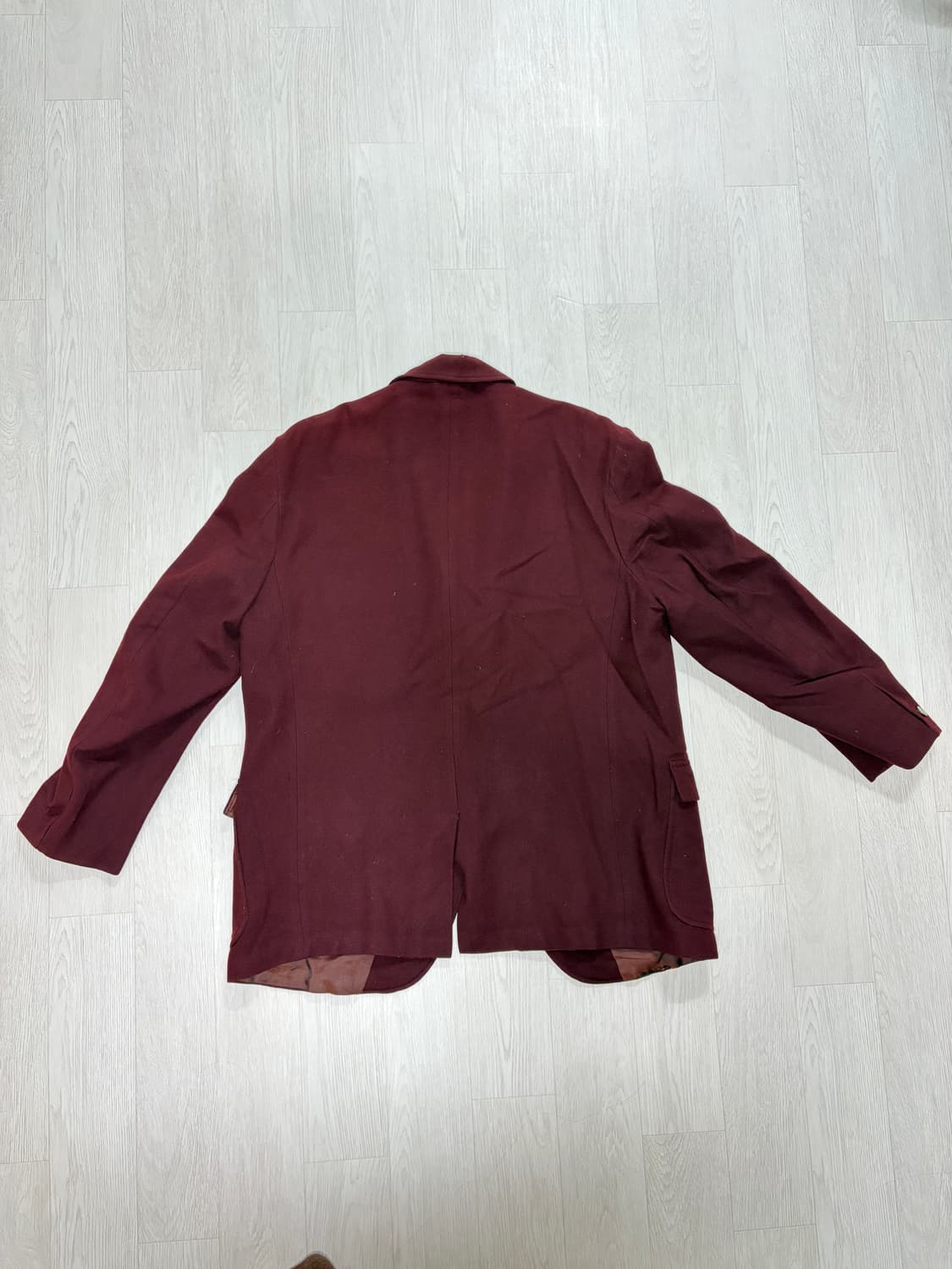 빈티지 버건디 블레이저 상품이미지3