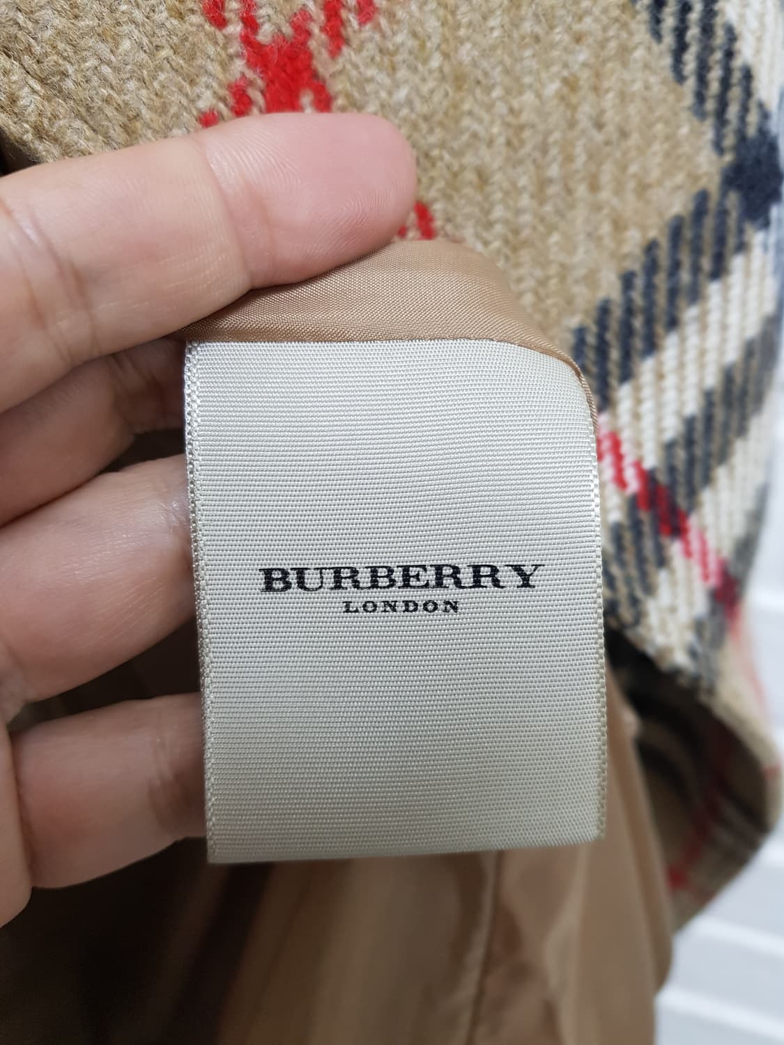 [uk8/정품] 버버리 노바체크 클래식 울코트 상품이미지8