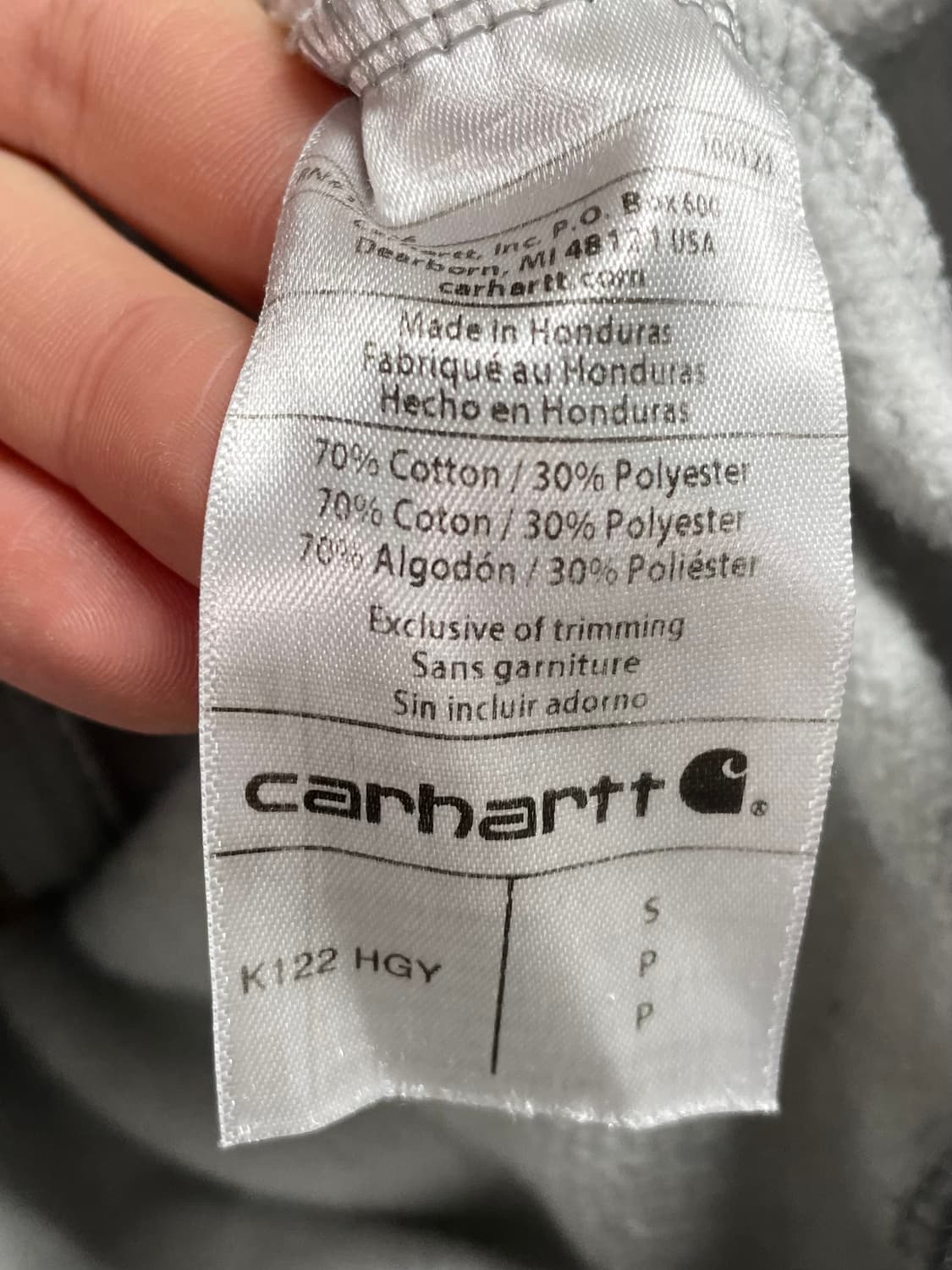 칼하트 루즈핏 써멀 후드집업 (on.516) 상품이미지4