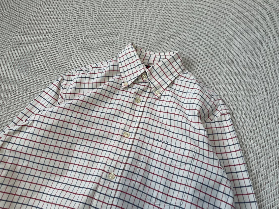 Van 반 아이비 체크 셔츠 J03730 상품이미지3