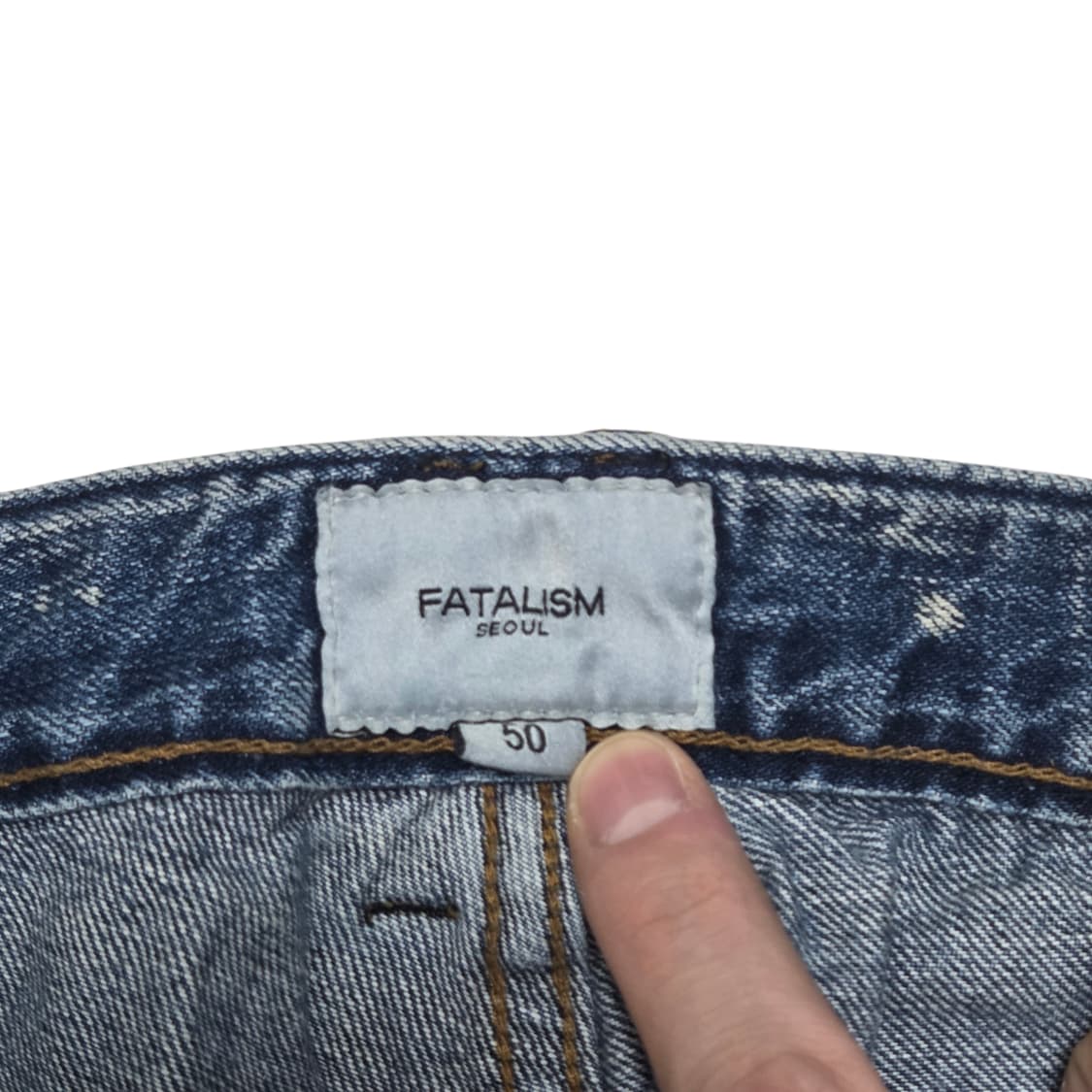 페이탈리즘 빈티지 데님 청바지 상품이미지5