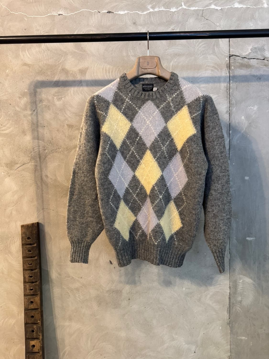 브룩스 브라더스 아가일 니트 66~77 상품이미지1