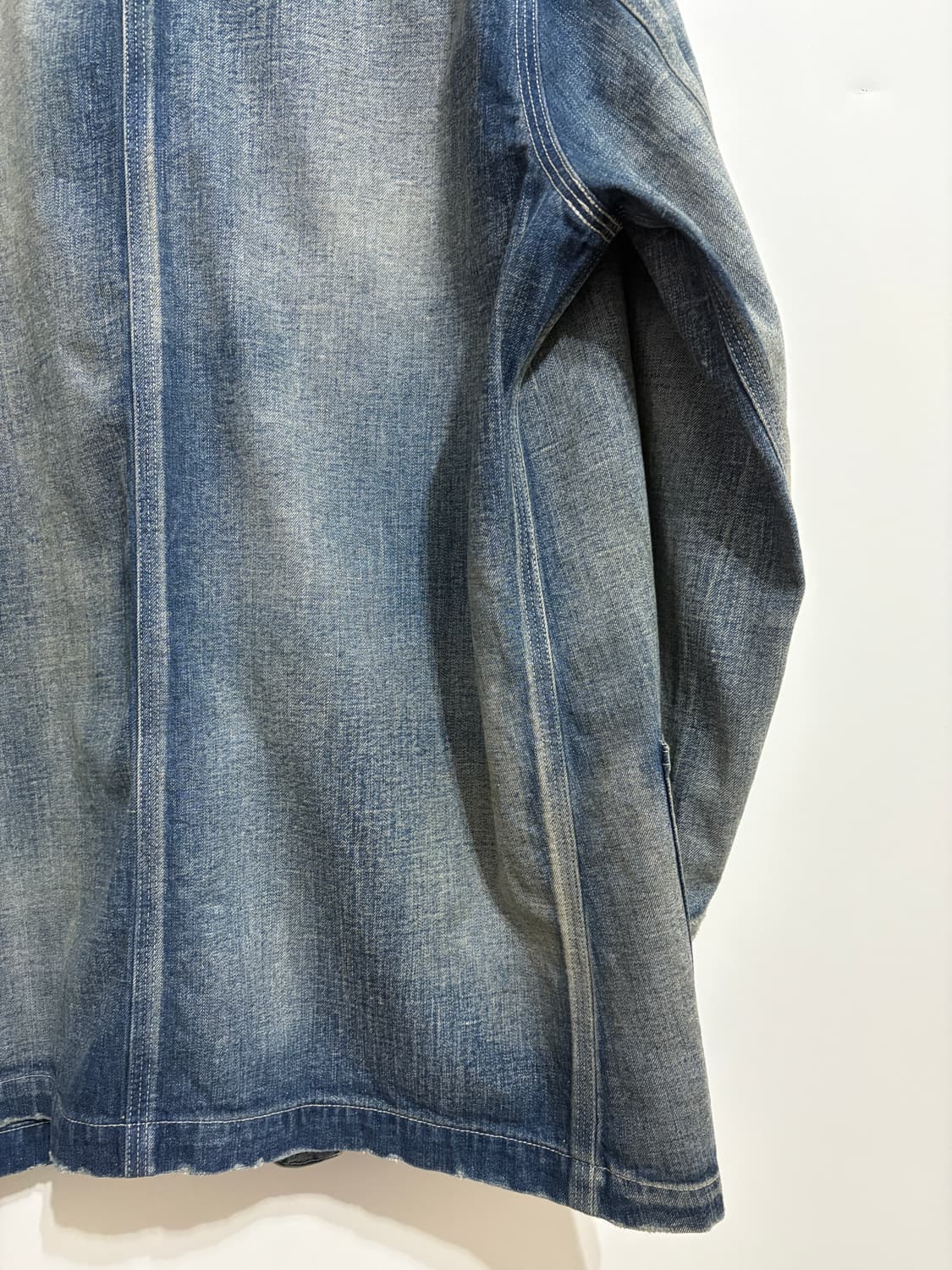아프레쎄 / 25SS 빈티지 워시드 데님 커버올 자켓 / 3 상품이미지7