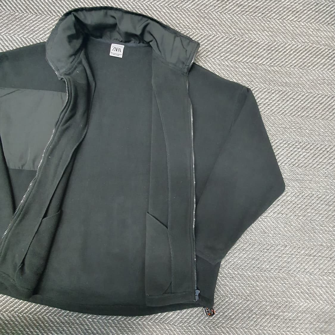 자라 오버핏 플리츠 집업자켓 남자105~110 상품이미지7