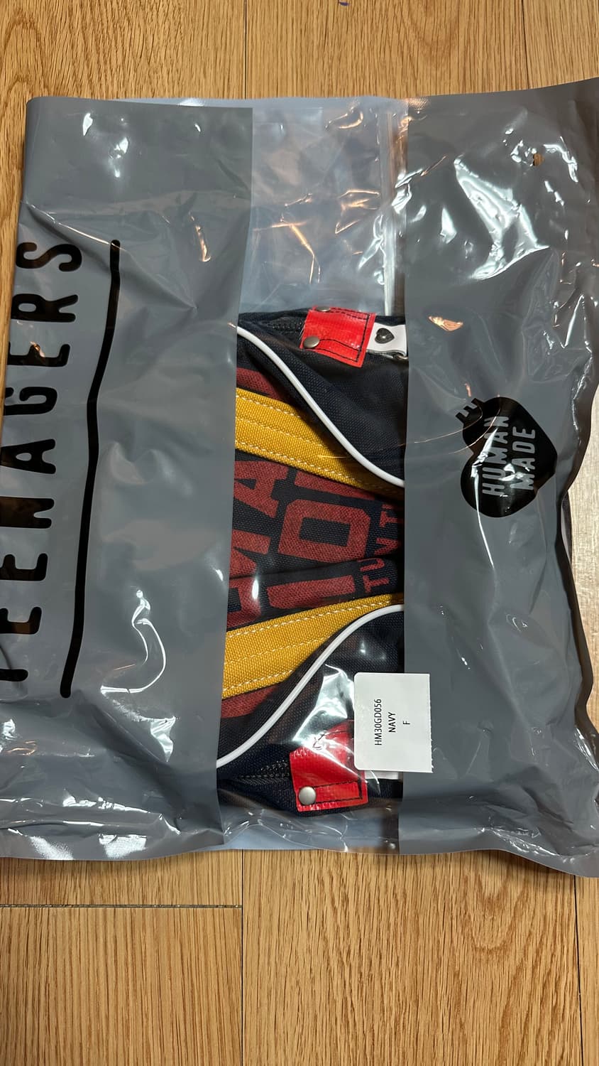 새제품) 휴먼 메이드 캔버스 보스턴 백 토트백 스몰 네이비 가방 상품이미지6