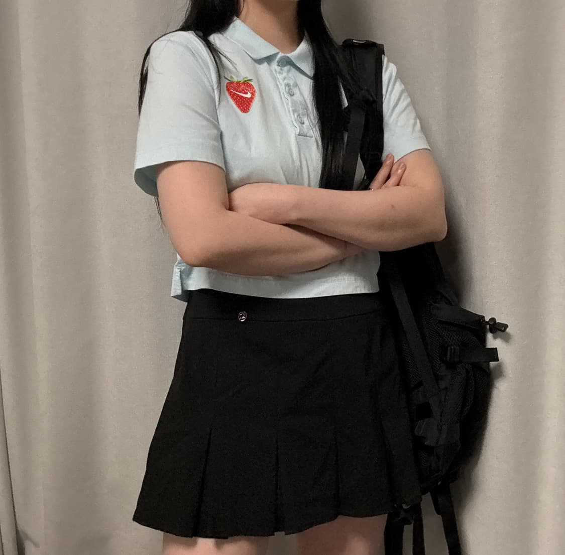 나이키 크롭pk티 상품이미지1