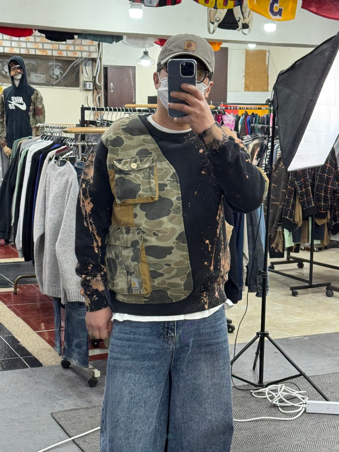 칼하트 타이다잉 맨투맨  상품이미지9