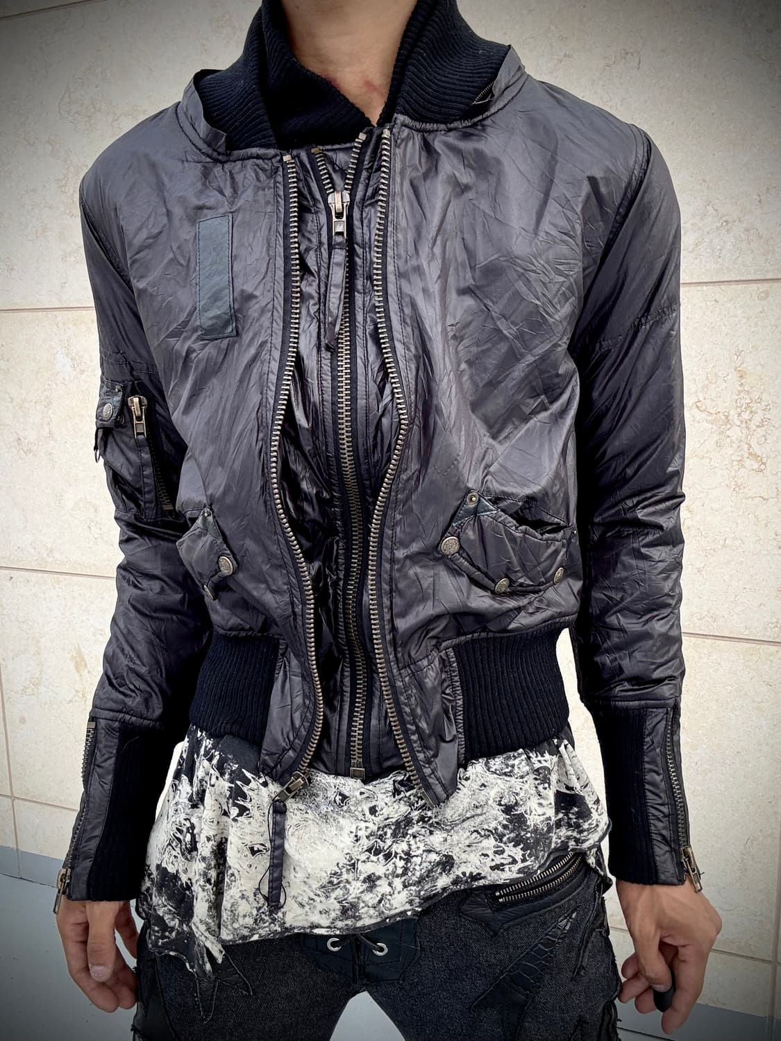 “AGATE” 00’s Rare Design Zipper pd 상품이미지8