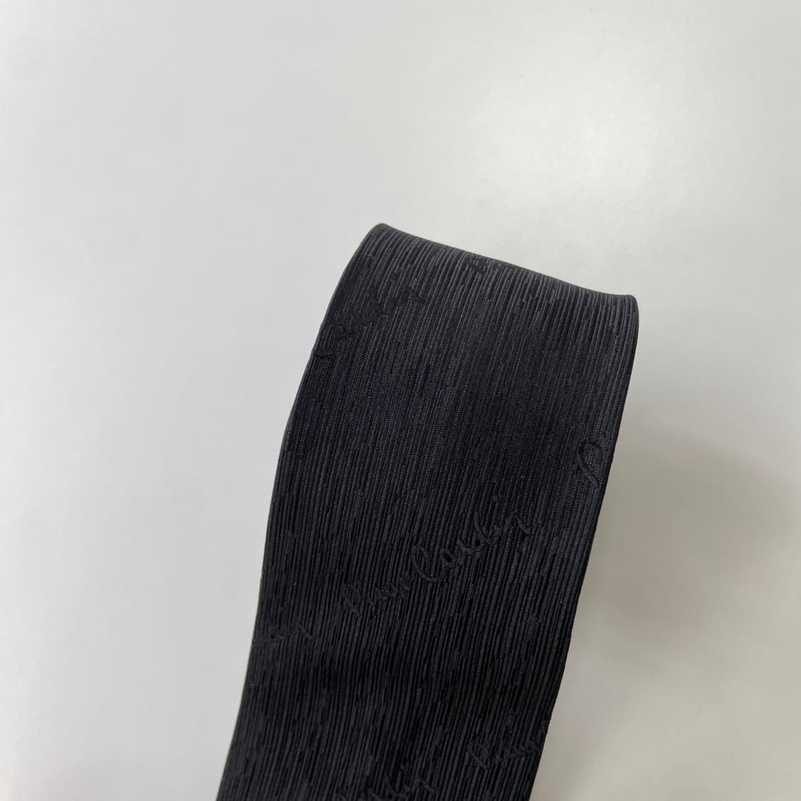 피에르가르뎅 (Pierre Cardin)명품정품 블랙넥타이 7.8cm 상품이미지5