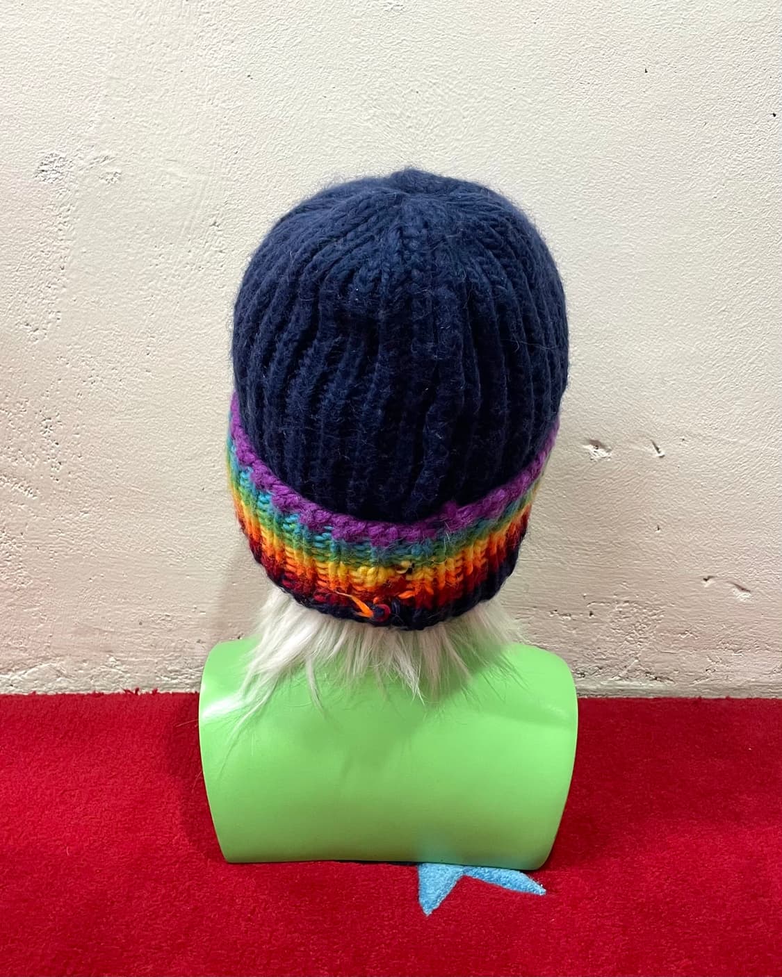 Rainbow big beanie 상품이미지3