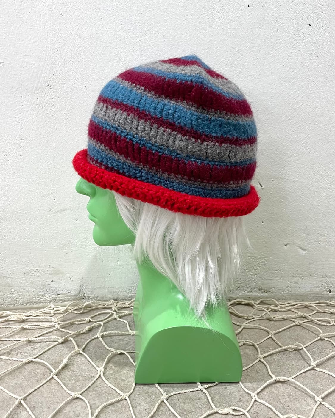 multi stripe knit beanie 상품이미지3