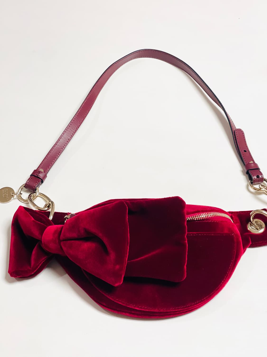 새상품) 레드 발렌티노 빅리본 벨벳 클러치 백 실물이 더 예쁘고 고급져요 상품이미지2