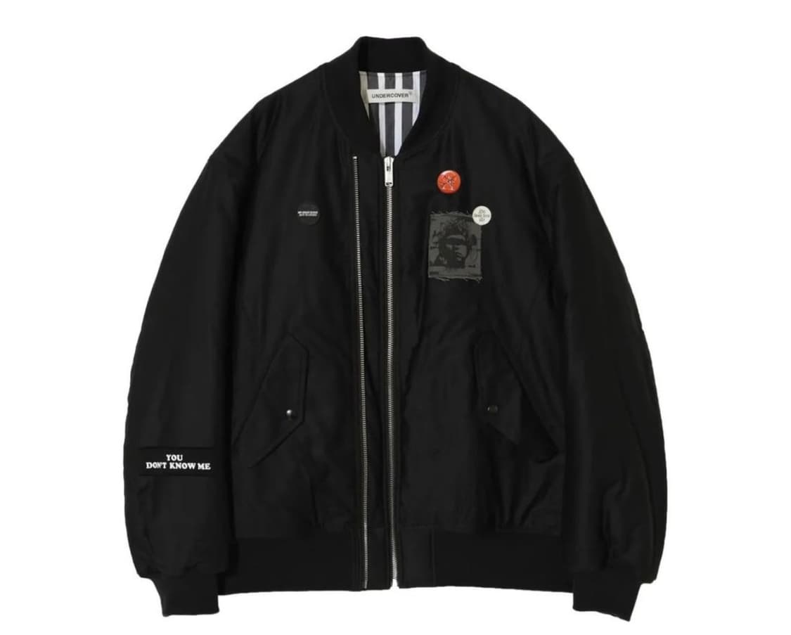 [2] 언더커버 패치 퀼팅 봄버 자켓 상품이미지1