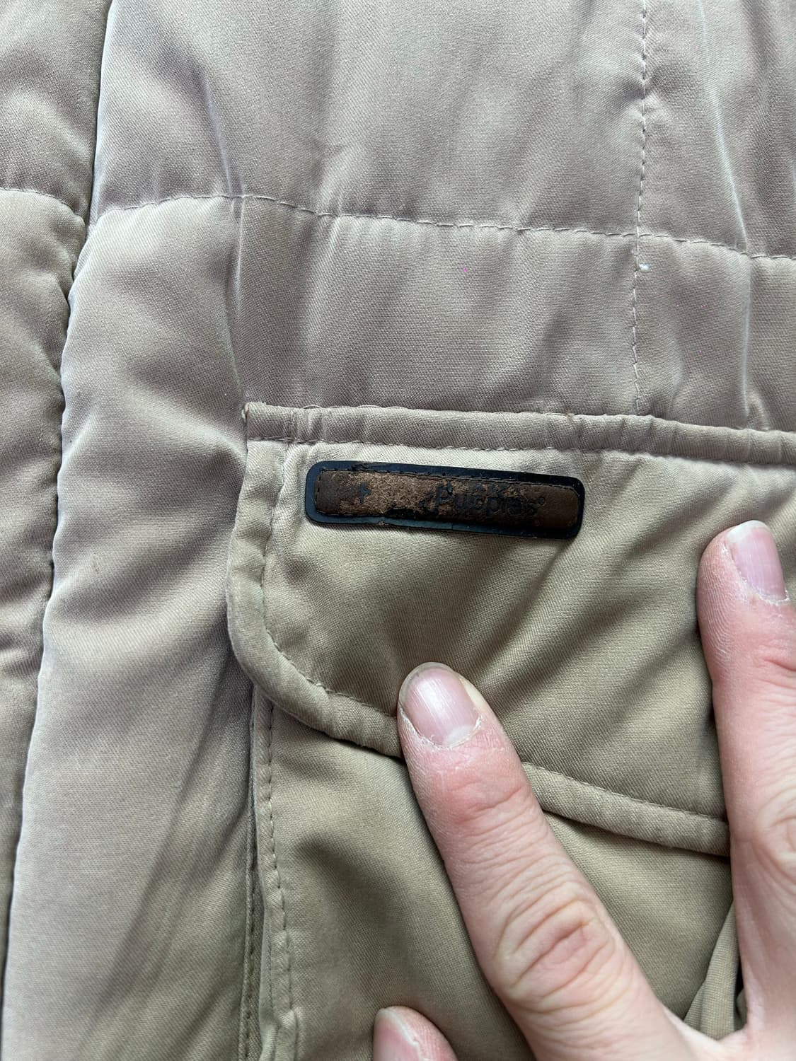 일본판 허쉬파피 베이지 패딩 사이즈 105~110 상품이미지8