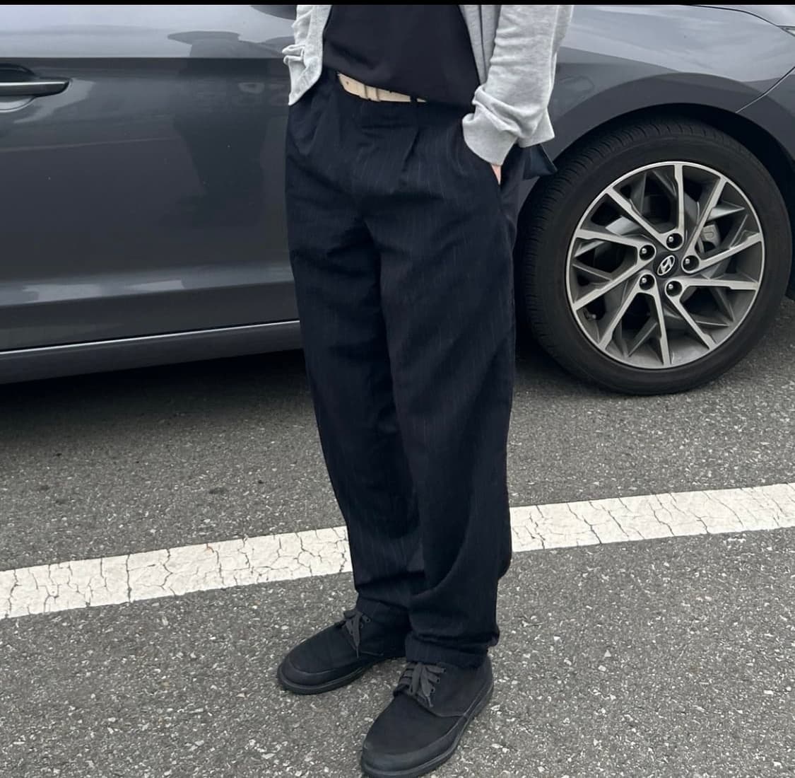 꼼데가르송 스트라이프 팬츠 상품이미지3