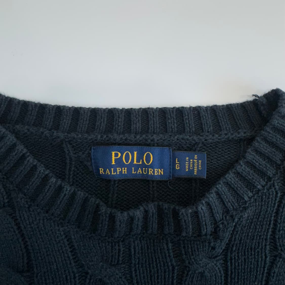 Polo 폴로 레드 포니 네이비 케이블 니트  상품이미지5