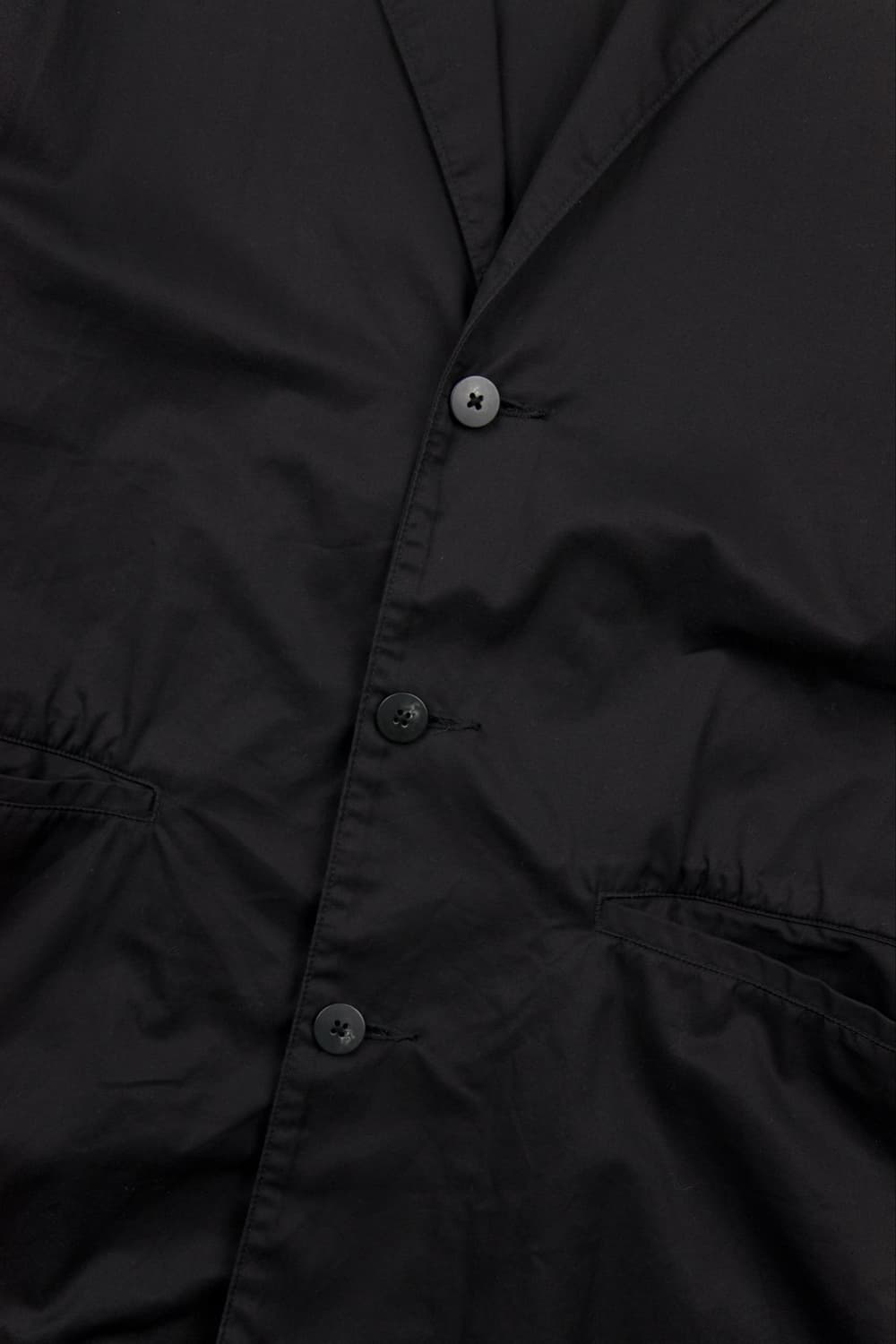 PORTER CLASSIC 개버딘 와이드 자켓 블랙  상품이미지3