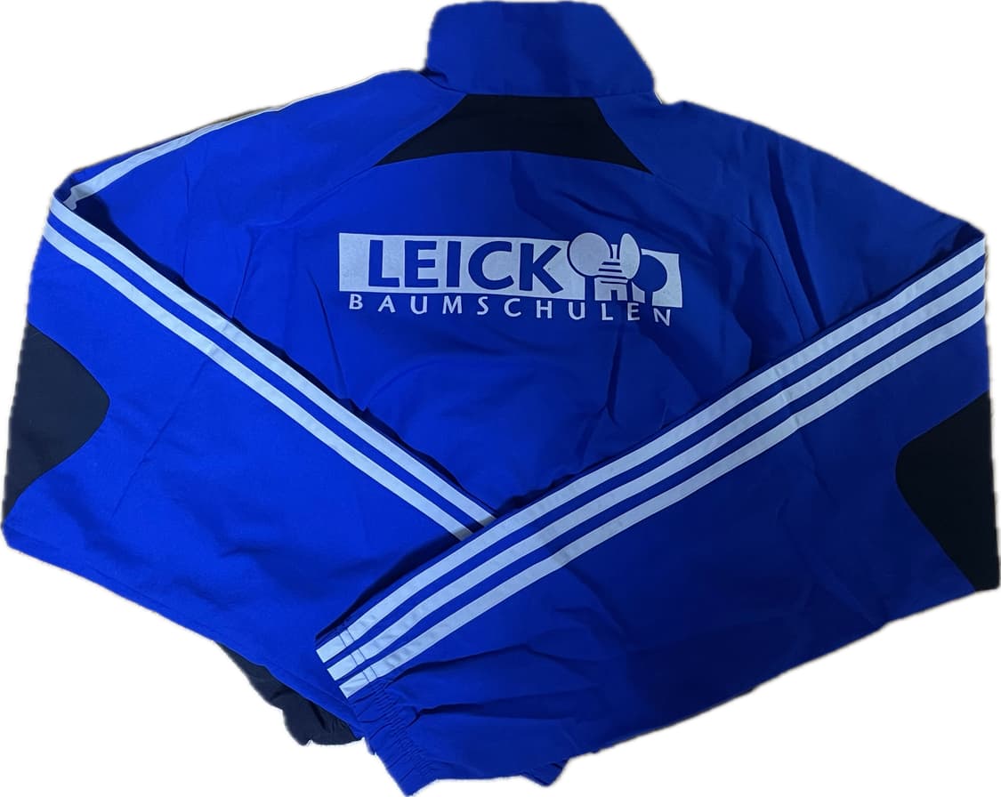 아디다스 블루 파란색 트랙 재킷 바람막이 자켓 블록코어 트레이닝 (착용샷 상품이미지2