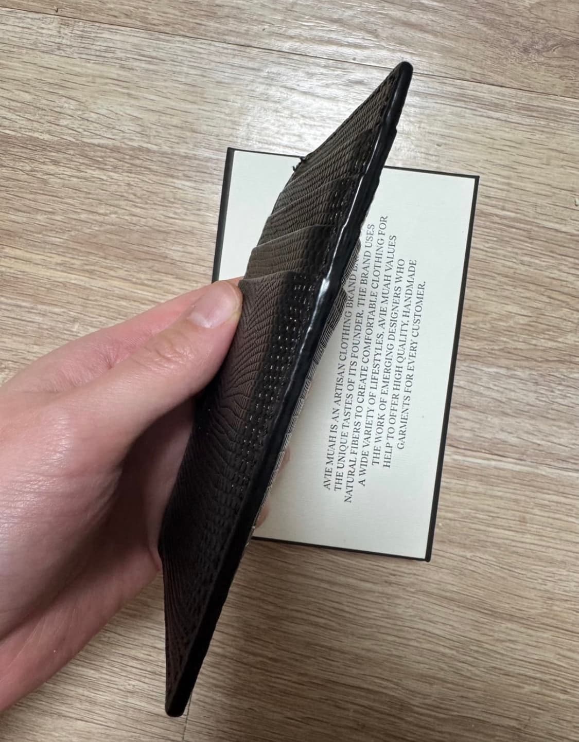 아비에무아 9포켓 카드지갑 팝니다 상품이미지6